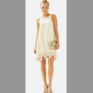 Lilly Pulitzer Gold Marquette Shift Dress